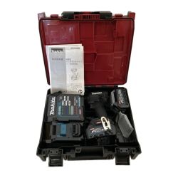＊＊ MAKITA マキタ 40Vmax　コードレスインパクトドライバ　バッテリ2個・充電器・ケース付 TD002GRDXB ブラック Sランク