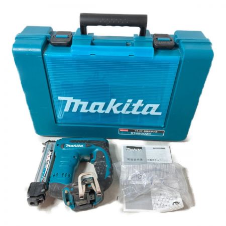  MAKITA マキタ J線4mmx10~22mm 14.4V 充電式タッカ ケース付 バッテリ・充電器なし ST420D ブルー