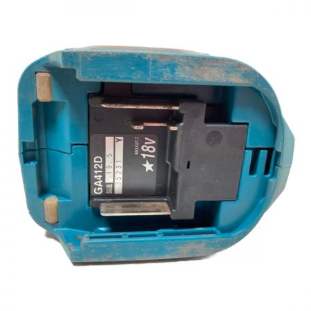  MAKITA マキタ 100ｍｍ　18V 充電式ディスクグラインダ 本体のみ （バッテリ・充電器別売り） GA412D ブルー