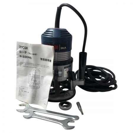 €€ RYOBI リョービ ルーター コード式(ブレーキ付) R-330NS ネイビー