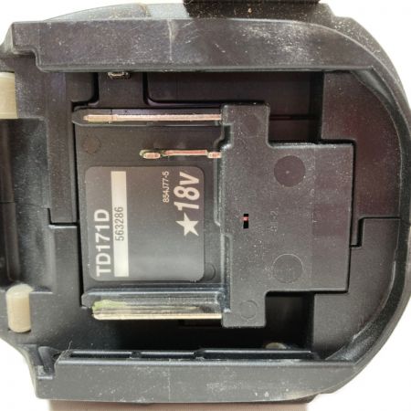  MAKITA マキタ 18V 充電式インパクトドライバ バッテリ1個付属 TD172DRGXB ブラック