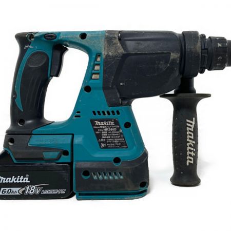  MAKITA マキタ 24ｍｍ 18V 充電式ハンマドリル バッテリ1個付 HR244D ブルー