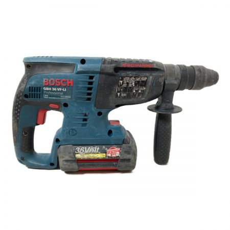  BOSCH ボッシュ 36V コードレスハンマドリル （バッテリ2個・充電器・ケース付） GBH36VF-LI ネイビー