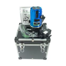 ＊＊ KDS リアルグリーンレーザー墨出し器 縦２・横１・地墨（ ケース付）※受光器なし RGL-400L ブルー Sランク