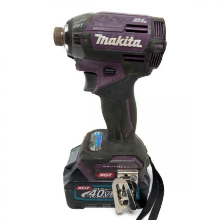  MAKITA マキタ 40Vmax 充電式インパクトドライバ （バッテリ2個・充電器付） TD002GDX AP オーセンティックパープル