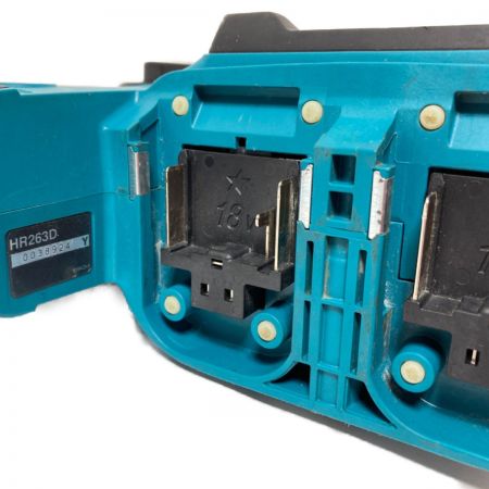  MAKITA マキタ 18V+18V 26mm 充電式ハンマドリル 本体のみ（バッテリ・充電器別売り） HR263D ブルー