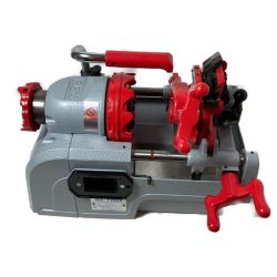 ＊＊ REX レッキス ねじ切り機  パイプマシン 能力 1/4B~1B (8A~25A) F25A3 グレー×レッド Bランク