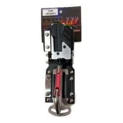 ＊＊ KNICS チェーン式カラビナ・オフセットホルダー 限定モデル KB-3SE-CGRE マットグレー×レッド Sランク