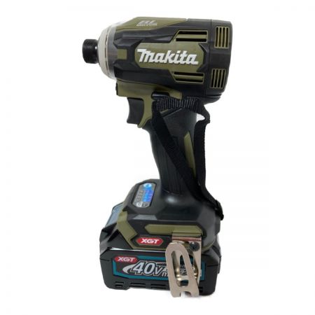  MAKITA マキタ 40Vmax 充電式インパクトドライバ （バッテリ2個・充電器・ケース付） TD001GRDXO オリーブ