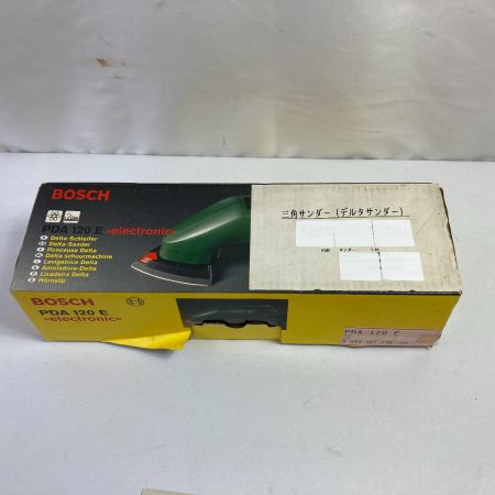  BOSCH ボッシュ コード式三角サンダー 箱・取説付き  PDA120E グリーン