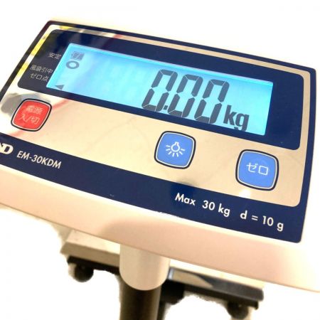  AND A&D 業務用 デジタル台はかり ～30Kg (未検定) EM-30KDM ホワイト×ブラック