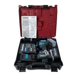 ＊＊ MAKITA マキタ 40Vmax　コードレスインパクトドライバ　バッテリ2個・充電器・ケース付 TD002GRDX ブルー Sランク
