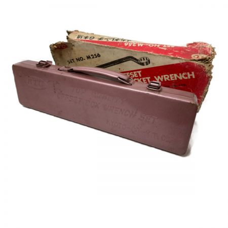  KTC ケーティーシー 45° 両口ロングメガネレンチセット NO.M256 6本セット ケース付 M256