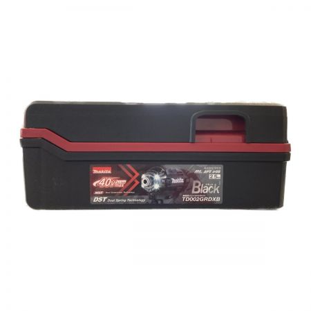  MAKITA マキタ 40Vmax　コードレスインパクトドライバ　バッテリ2個・充電器・ケース付 TD002GRDXB ブラック