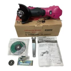 ＊＊ HiKOKI ハイコーキ 14.4V 100mm コードレスディスクグラインダ 本体のみ （バッテリ・充電器別売り） G14DSL（NN) ピンク Aランク