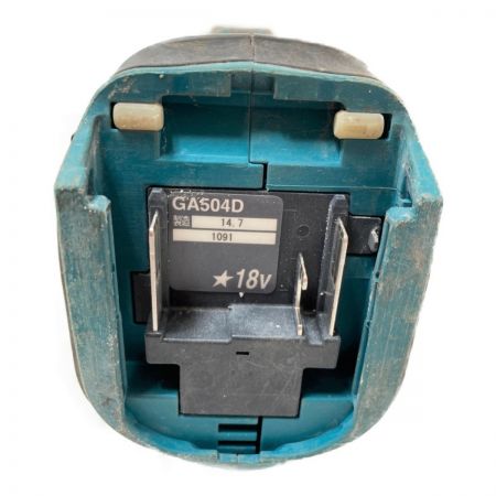  MAKITA マキタ 18V 125mm 充電式ディスクグラインダ バッテリ1個付 （充電器・ケース別売り） GA504D ブルー