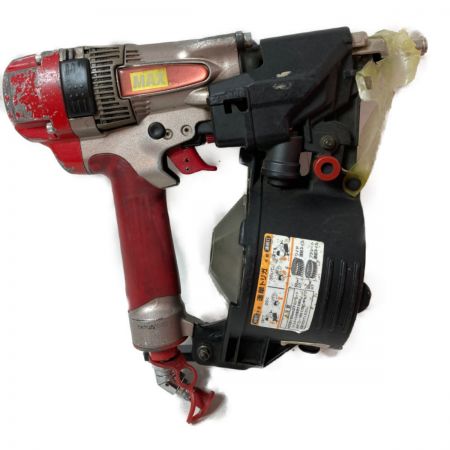  MAX マックス 65mm 高圧ロール釘打ち機 ケース付き HN-65N1 レッド