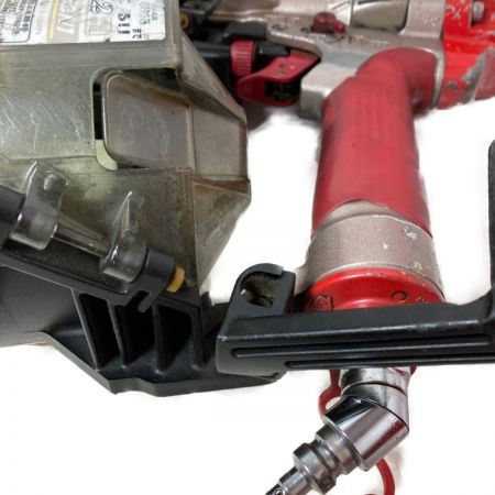  MAX マックス 65mm 高圧ロール釘打ち機 ケース付き HN-65N1 レッド