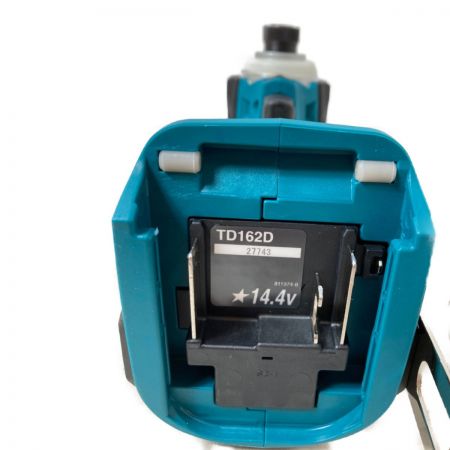  MAKITA マキタ 14.4V 充電式インパクトドライバ 本体のみ (バッテリ・充電器なし） TD162D ブルー