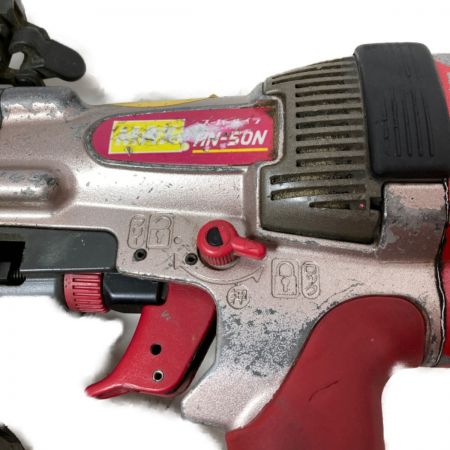  MAX マックス 50mm 高圧エア釘打ち機 本体のみ HN-50N1 レッド