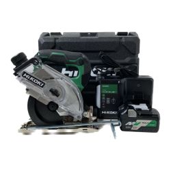 ＊＊ HiKOKI ハイコーキ 36V 125ｍｍ コードレス集じん丸のこ バッテリ・充電器付 C3605DYA(XP) Sランク