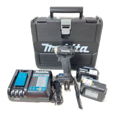 MAKITA マキタ 18V 充電式インパクトドライバ （バッテリ2個・充電器・ケース付） TD172DRGXB ブラック Bランク