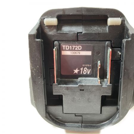  MAKITA マキタ 18V 充電式インパクトドライバ （バッテリ2個・充電器・ケース付） TD172DRGXB ブラック
