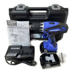 ＊＊ HiKOKI ハイコーキ 18V コードレスドライバドリル （バッテリ2個・充電器・ケース付） FDS18DGL パープル Aランク