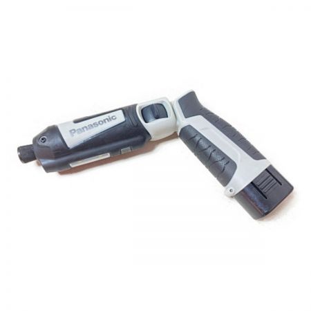  Panasonic パナソニック 7.2V  充電式スティックインパクトドライバ  バッテリ2個付 EZ7521LA2S-H ホワイト×ブラック