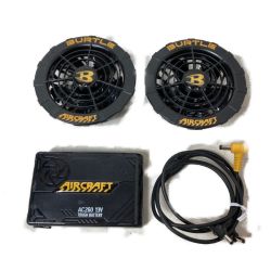 ＊＊ KYOCERA BURTLE 空調服用バッテリーファン 充電器欠品 AC270 AC260 ブラック Bランク