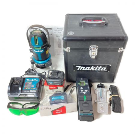  MAKITA マキタ アプリ自動追尾 グリーンレーザー墨出し器 （バッテリ・充電器・ケース付） SK507GD ブルー