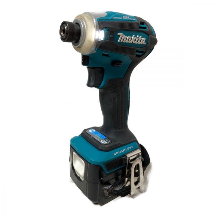 MAKITA マキタ 14.4V 充電式インパクトドライバ バッテリ2個・充電器・ケース付 TD162DRGX  ブルー｜中古｜なんでもリサイクルビッグバン