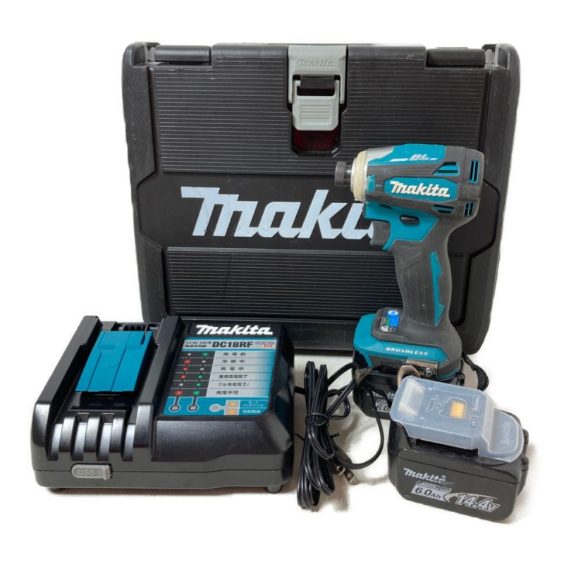 中古】 MAKITA マキタ 14.4V 充電式インパクトドライバ バッテリ2個