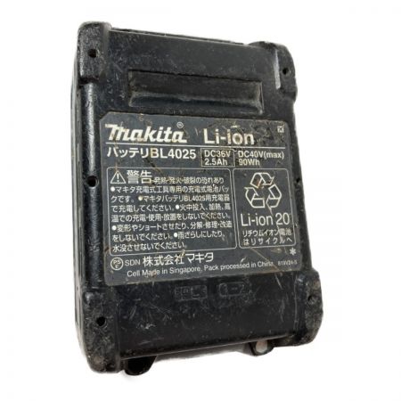  MAKITA マキタ 40Vmax 充電式インパクトドライバ バッテリ1個＆ケース付 充電器なし TD002D ブルー