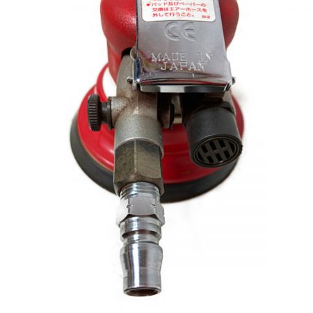  信濃機販 SHINANO 125mm ダブルアクションエアサンダー 本体のみ SI-3101 レッド