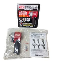 ＊＊ TONE トネ エアインパクトレンチ(ショートタイプ) 差込角12.7mm A14201 レッド Sランク