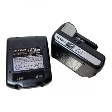  HiKOKI ハイコーキ 14.4V コードレスインパクトドライバ （バッテリ2個・充電器・ケース付） FWH14DF パープル