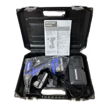  HiKOKI ハイコーキ 14.4V コードレスインパクトドライバ （バッテリ2個・充電器・ケース付） FWH14DF パープル