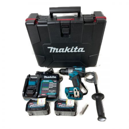  MAKITA マキタ 40Vmax 充電式ドライバドリル （ケース・充電器・バッテリ2個付） DF001DRGX ブルー
