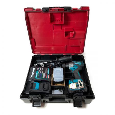  MAKITA マキタ 40Vmax 充電式ドライバドリル （ケース・充電器・バッテリ2個付） DF001DRGX ブルー