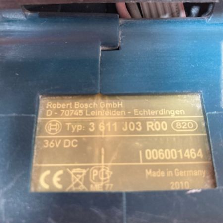  BOSCH ボッシュ 36V コードレスハンマドリル （バッテリ3個・充電器・ケース付） GBH36V-LIY ネイビー