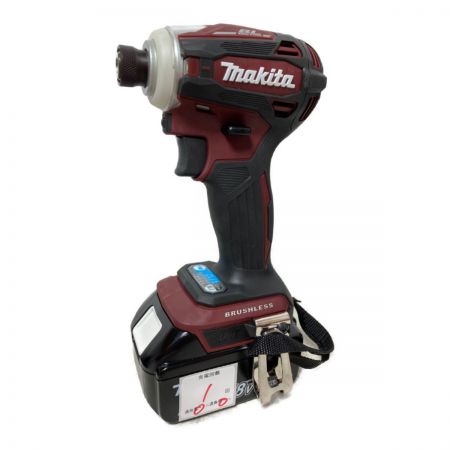  MAKITA マキタ 18V 充電式インパクトドライバ （バッテリ2個・充電器・ケース付） TD172DGX AR オーセンティックレッド