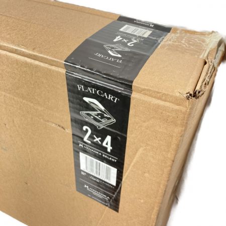  HANAOKA 花岡車輌 台車 フラットカート F-CART 2X4 ブラック×ブルー