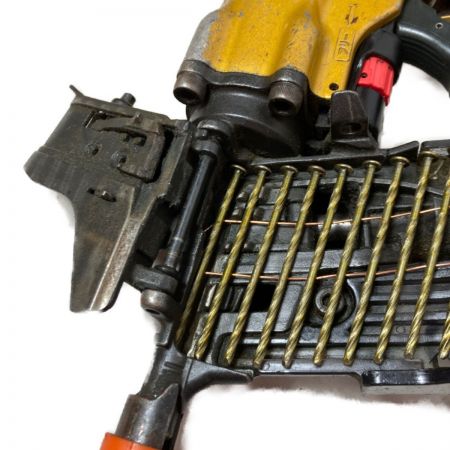  HITACHI 日立 65mm 高圧ロール釘打機 ケース付 NV65HMJ オレンジ