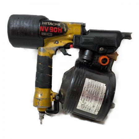  HITACHI 日立 90mm 高圧ロール釘打機 （ケース付） NV90H オレンジ