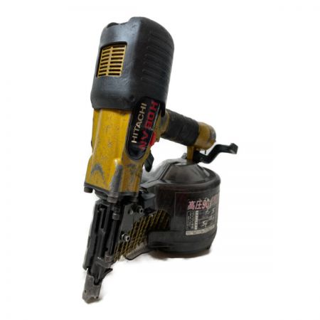  HITACHI 日立 90mm 高圧ロール釘打機 （ケース付） NV90H オレンジ
