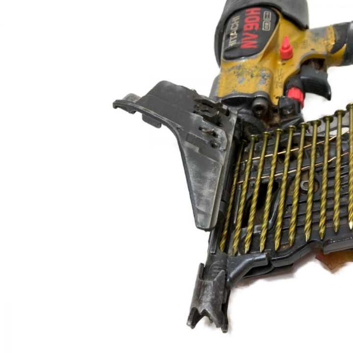 HITACHI 日立 90mm 高圧ロール釘打機 （ケース付） NV90H オレンジ