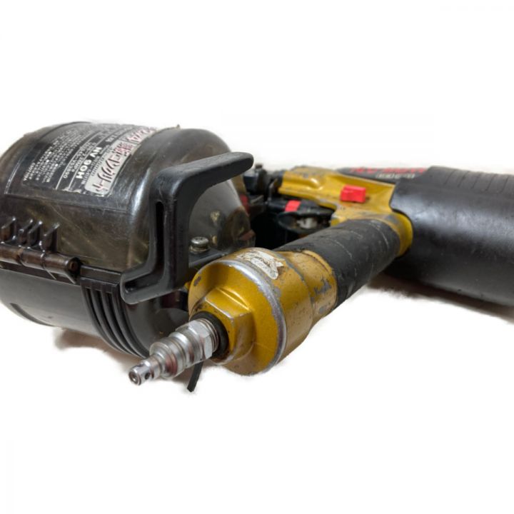 HITACHI 日立 90mm 高圧ロール釘打機 （ケース付） NV90H オレンジ