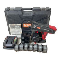 ＊＊ MAX マックス 鉄筋結束機 リバータイア （バッテリー2個・充電器・ケース付）おまけ付 RB-440T-B2CA/1440A ブラック×レッド Cランク