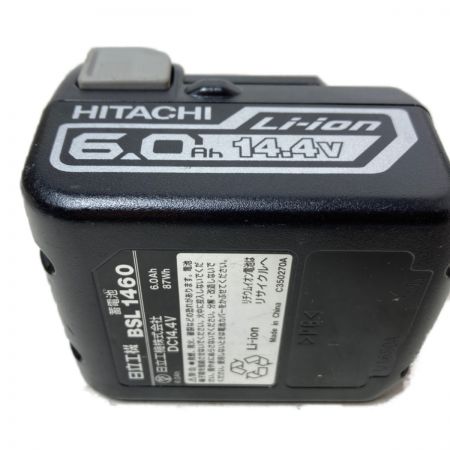  HITACHI 日立 14.4V 125mm コードレス丸のこ バッテリ1個付 （充電器・ケースなし） C14DSL2 ブラック×グリーン